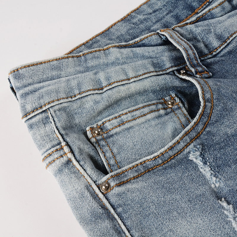 AMIRI Slim Fit Distressed Jeans #6667