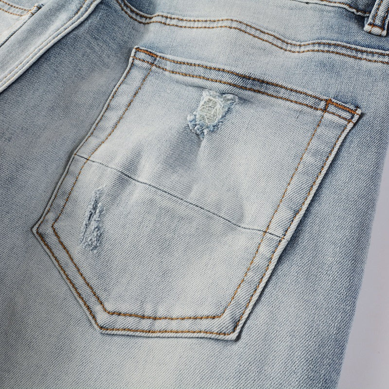AMIRI Slim Fit Distressed Jeans #6646