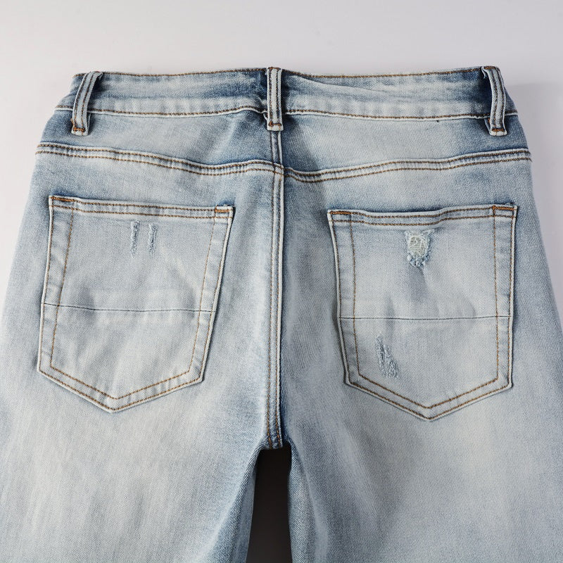 AMIRI Slim Fit Distressed Jeans #6646
