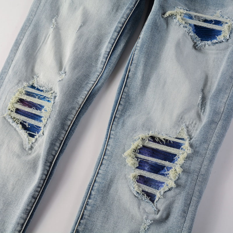 AMIRI Slim Fit Distressed Jeans #6646