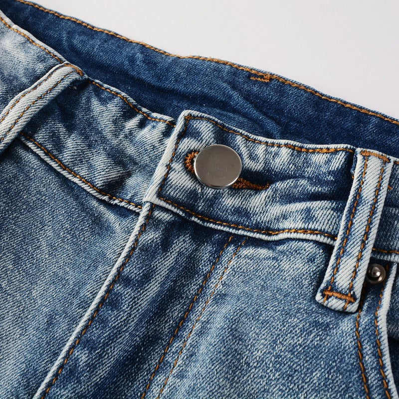 AMIRI Slim Fit Distressed Jeans #6646