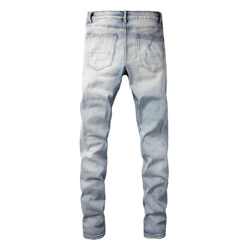 AMIRI Slim Fit Distressed Jeans #6646