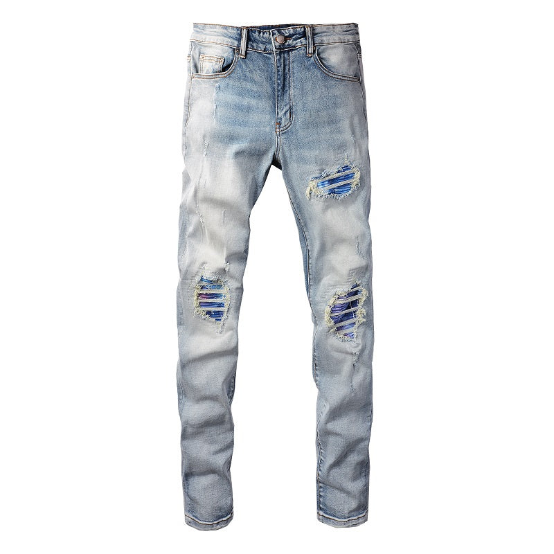 AMIRI Slim Fit Distressed Jeans #6646