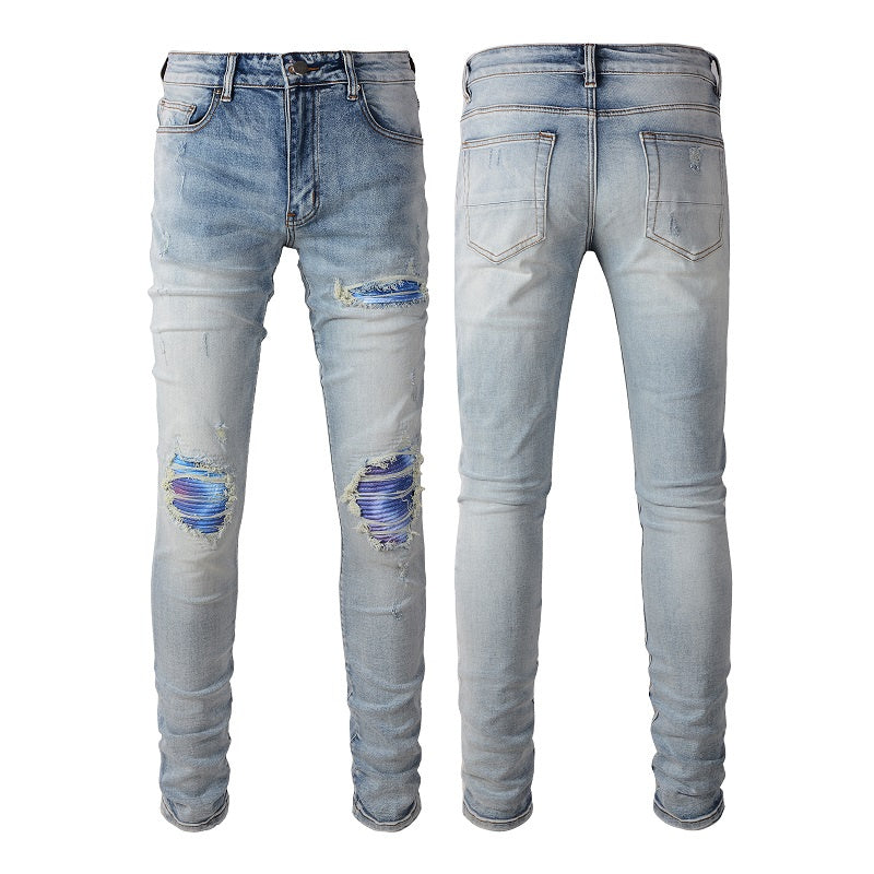 AMIRI Slim Fit Distressed Jeans #6646