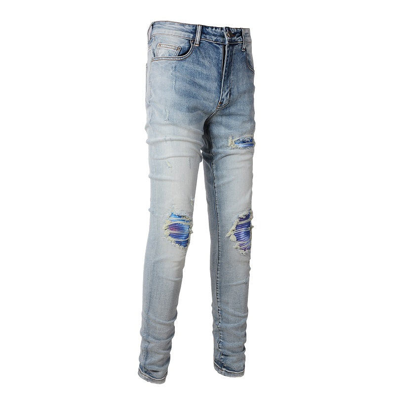 AMIRI Slim Fit Distressed Jeans #6646