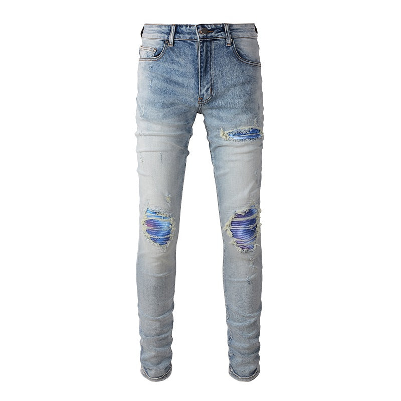 AMIRI Slim Fit Distressed Jeans #6646