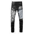 AMIRI Slim Fit Full Logo Distressed Jeans #1322