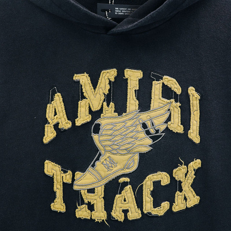 AMIRI Tiger Vintage Logo Cotton Hoodie