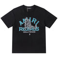 AMIRI Graphic-Print Cotton T-Shirt | Black, White & Apricot