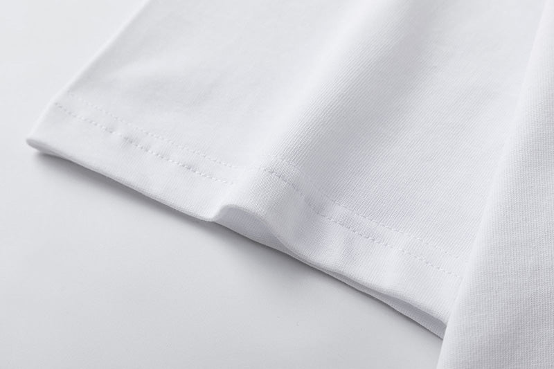 AMIRI Staggered Logo T-Shirt | White & Black