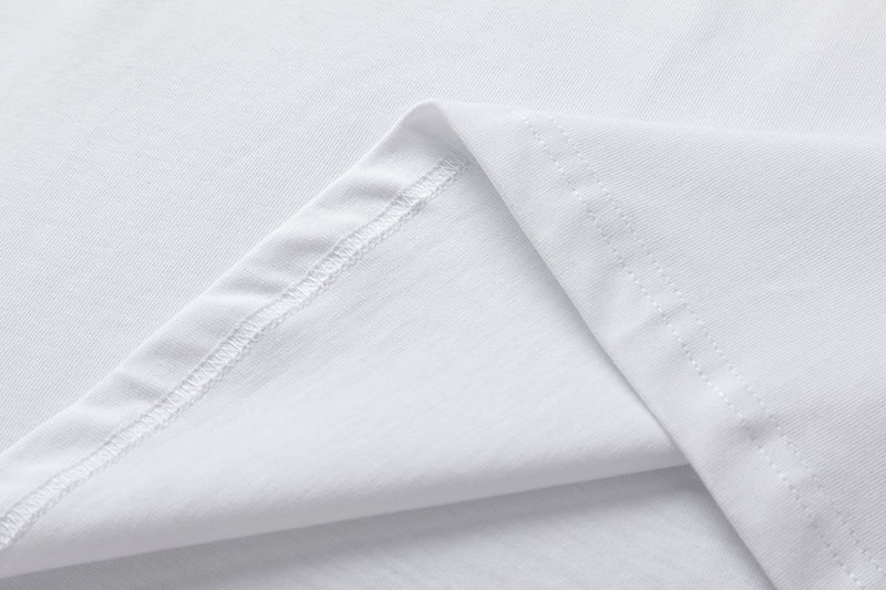AMIRI Staggered Logo T-Shirt | White & Black