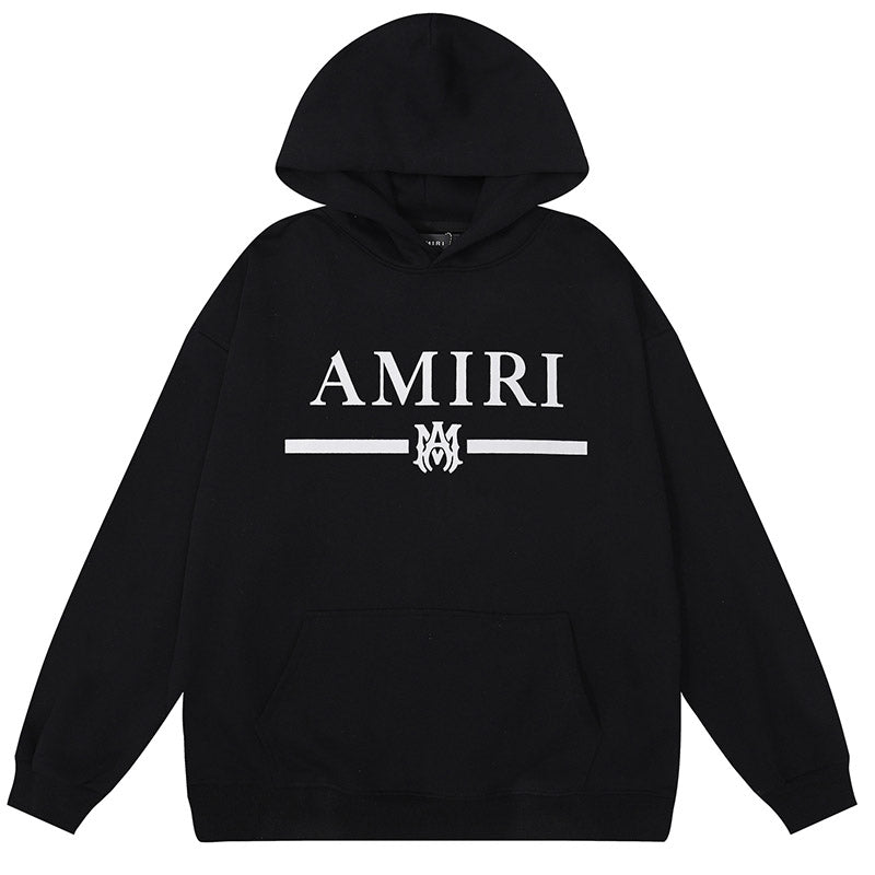 AMIRI MA Bar Logo Embroidered Hoodie