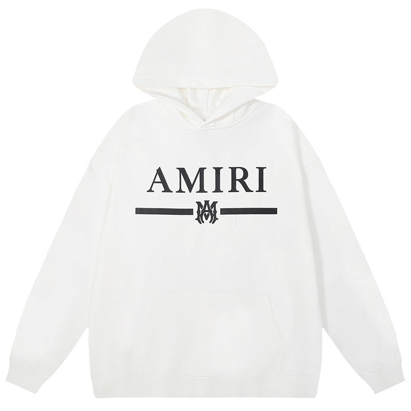 AMIRI MA Bar Logo Embroidered Hoodie
