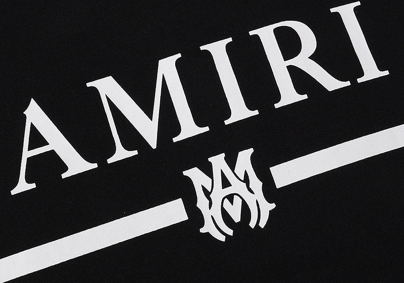 AMIRI MA Bar Logo Embroidered Hoodie