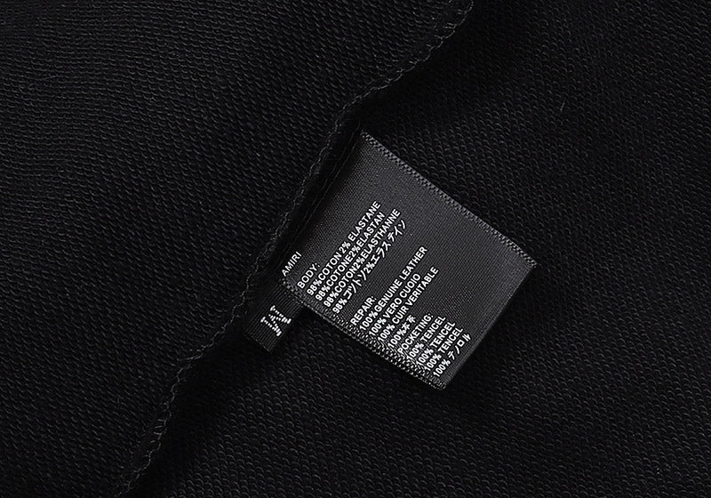 AMIRI MA Bar Logo Embroidered Hoodie