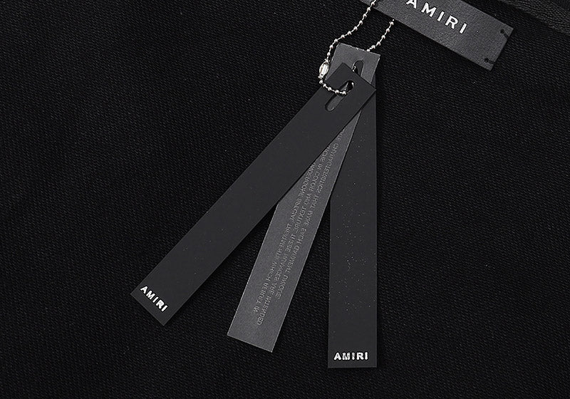 AMIRI MA Bar Logo Embroidered Hoodie