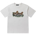 AMIRI Printed Cotton T-Shirt | Cream & Black