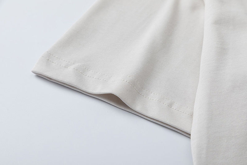 AMIRI Printed Cotton T-Shirt | Cream & Black