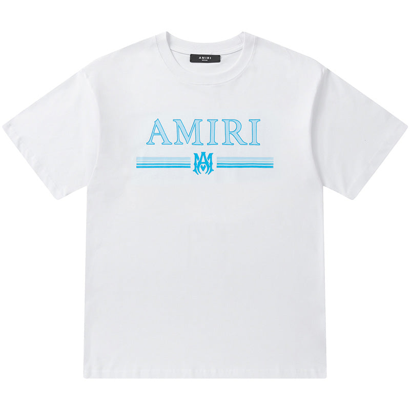 AMIRI Logo Print T-Shirt | White & Black