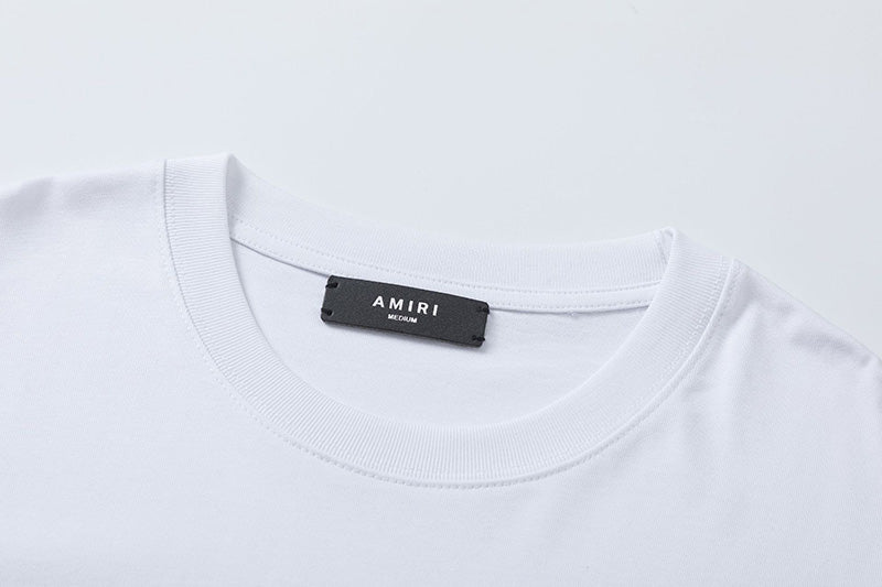 AMIRI Logo Print T-Shirt | White & Black