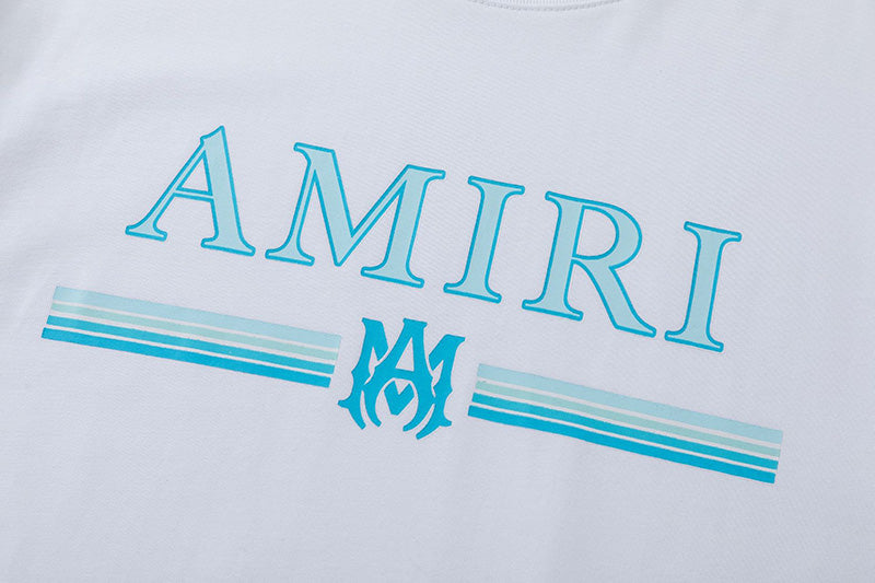 AMIRI Logo Print T-Shirt | White & Black