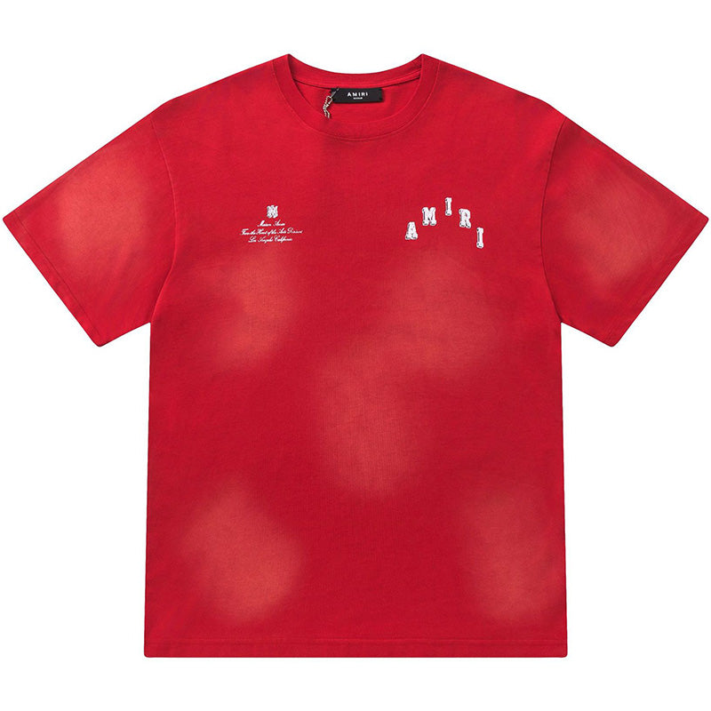AMIRI Logo Print Short Sleeve T-Shirt