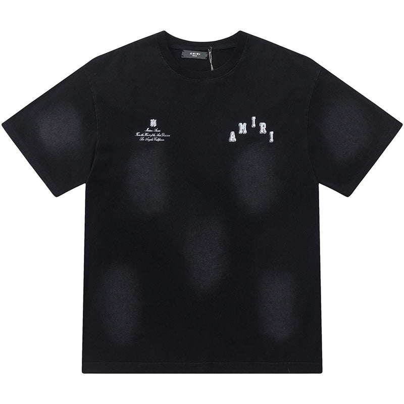 AMIRI Logo Print Short Sleeve T-Shirt