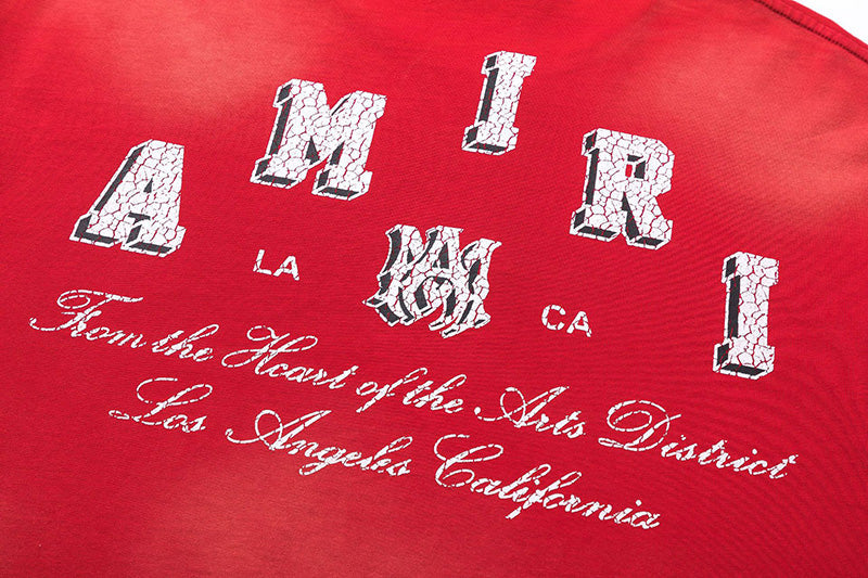 AMIRI Logo Print Short Sleeve T-Shirt