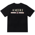 AMIRI Logo-Flocked Cotton Jersey T-Shirt | Black & White