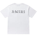 AMIRI Logo-Print Cotton Jersey T-Shirt | White & Black