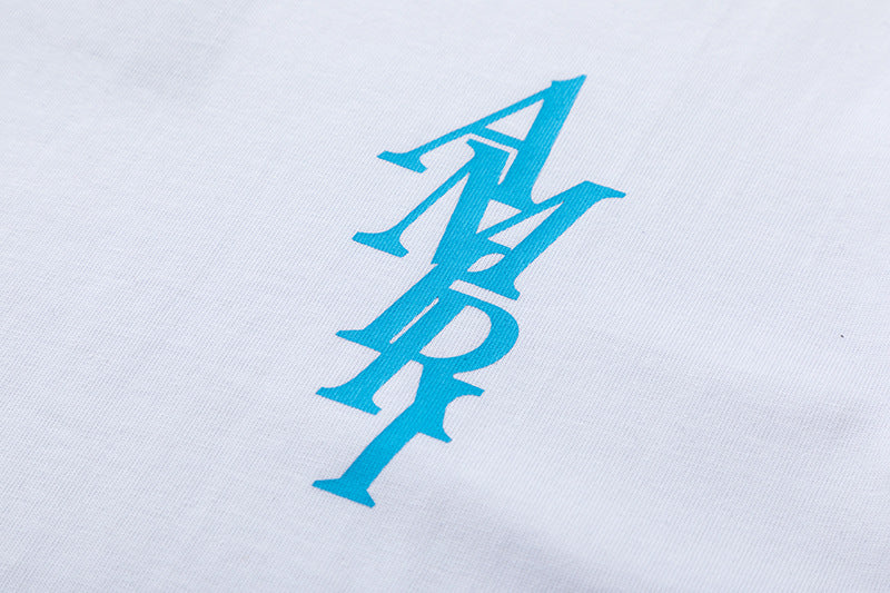 AMIRI Stack Slim Fit Tee | White & Black
