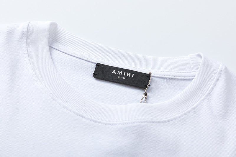 AMIRI Stack Slim Fit Tee | White & Black