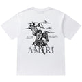 AMIRI Mermaid Logo T-Shirt | White & Black
