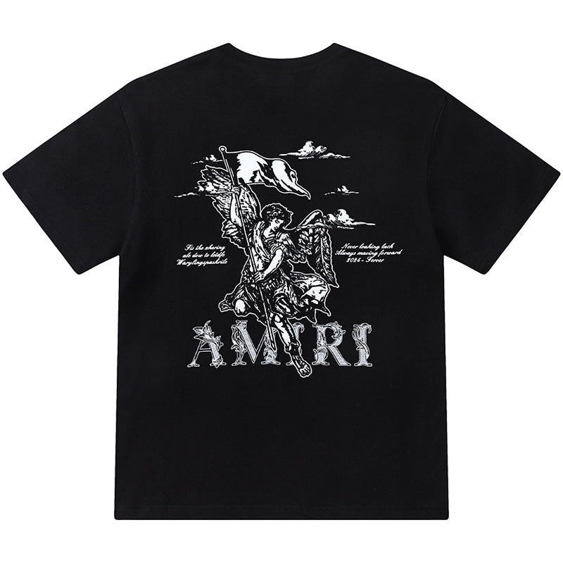 AMIRI Mermaid Logo T-Shirt | White & Black