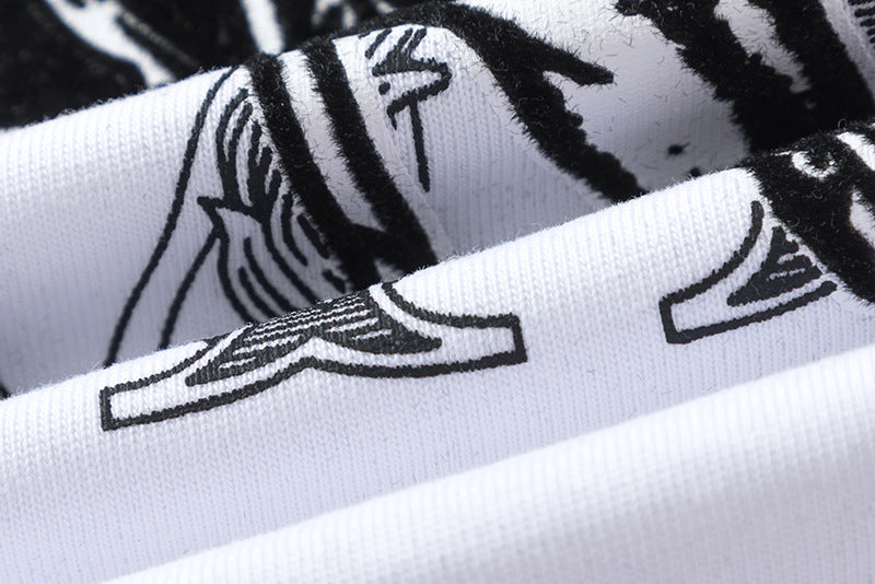 AMIRI Mermaid Logo T-Shirt | White & Black