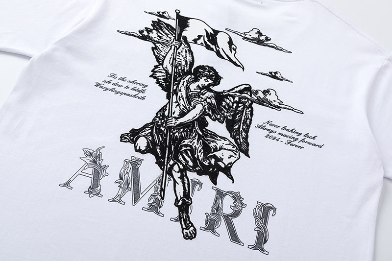 AMIRI Mermaid Logo T-Shirt | White & Black