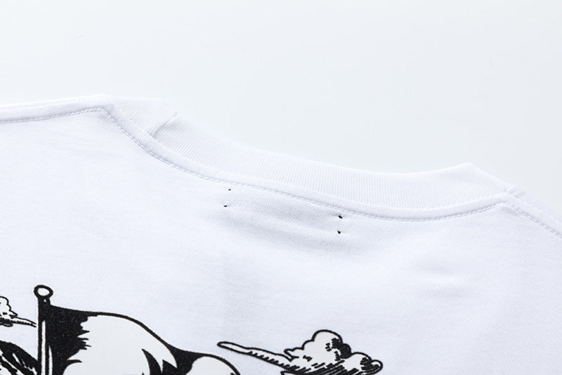 AMIRI Mermaid Logo T-Shirt | White & Black