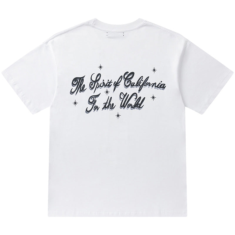 AMIRI Logo-Print Cotton T-Shirt | Black & White