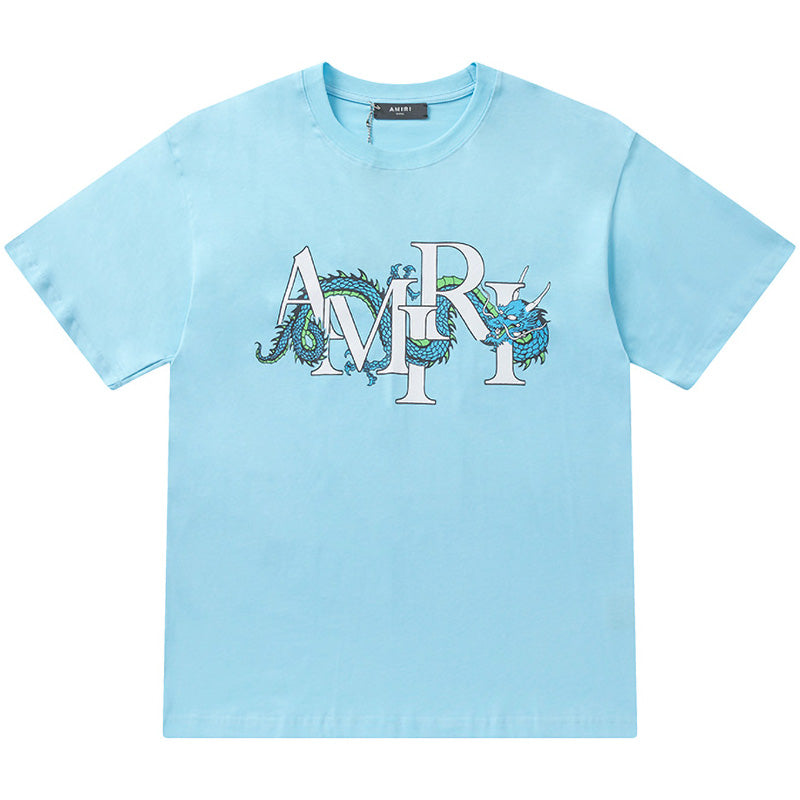 AMIRI Chinese New Year Dragon Tee | Blue
