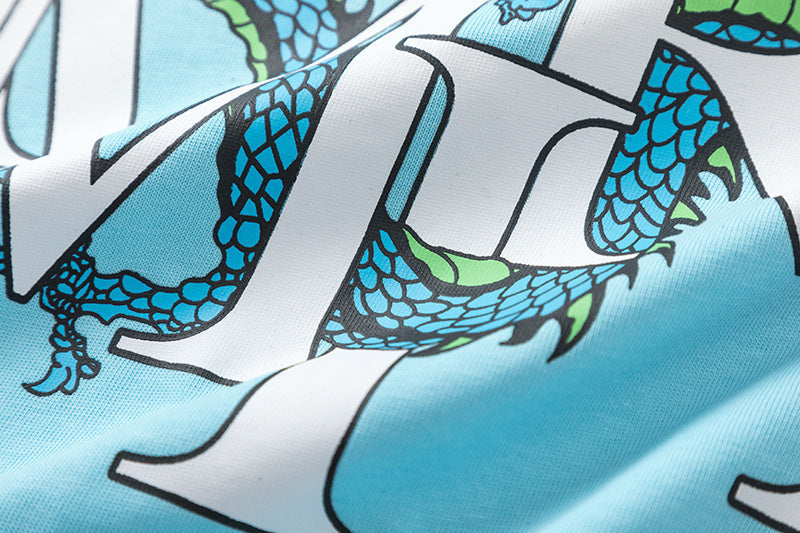 AMIRI Chinese New Year Dragon Tee | Blue