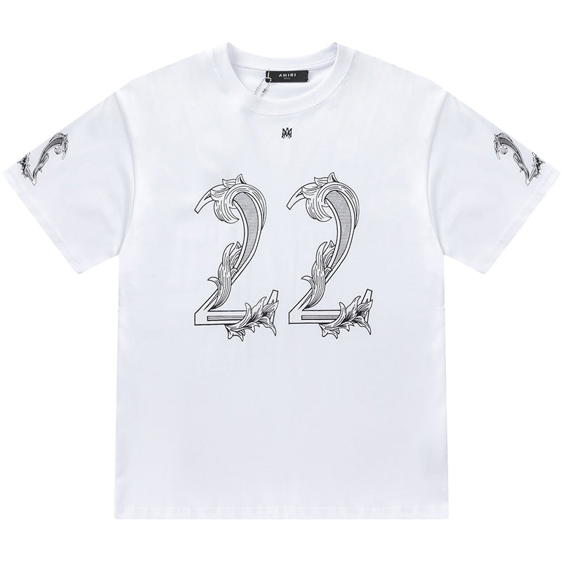 AMIRI Logo-Print Cotton T-Shirt