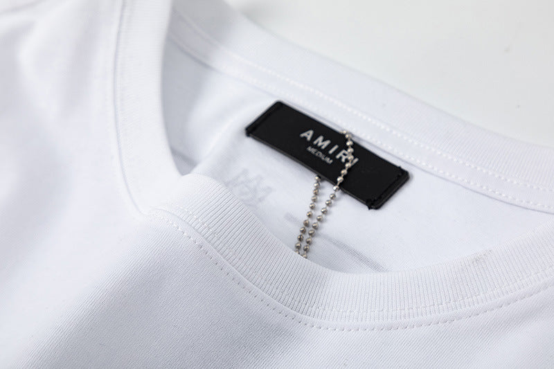 AMIRI Logo Print Cotton T-Shirt — Multi-Color