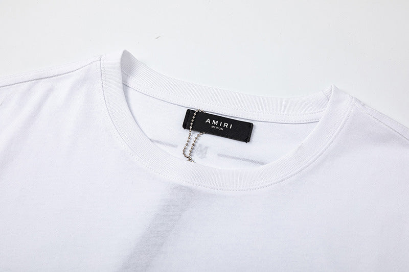 AMIRI Logo Print Cotton T-Shirt — Multi-Color