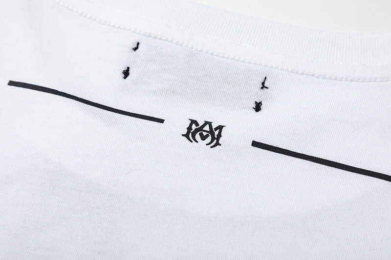 AMIRI Logo Print Cotton T-Shirt — Multi-Color