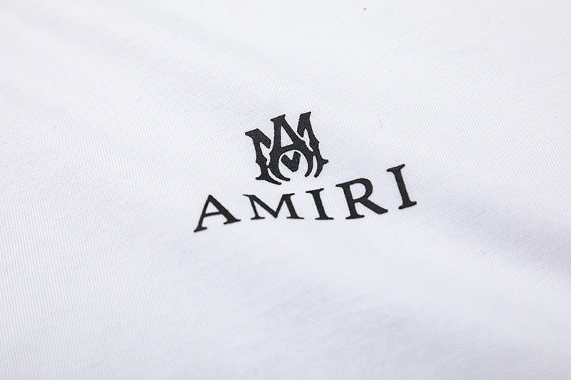 AMIRI Logo Print Cotton T-Shirt — Multi-Color