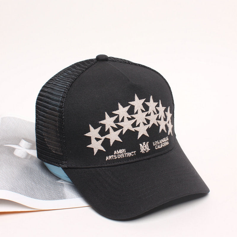 AMIRI Star-Patch Panelled Trucker Cap