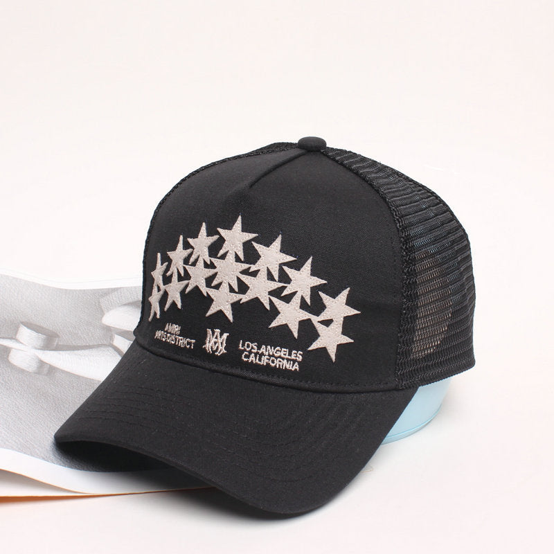 AMIRI Star-Patch Panelled Trucker Cap