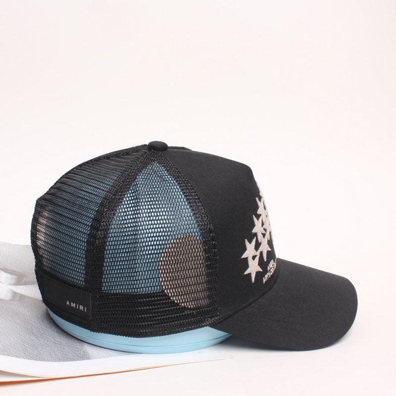 AMIRI Star-Patch Panelled Trucker Cap