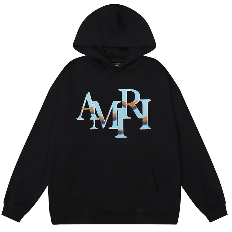 AMIRI Street Style Logo Cotton Hoodie
