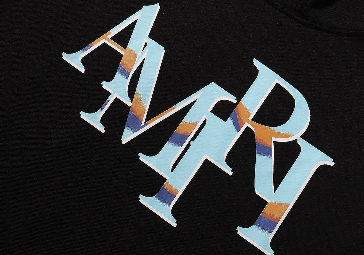 AMIRI Street Style Logo Cotton Hoodie